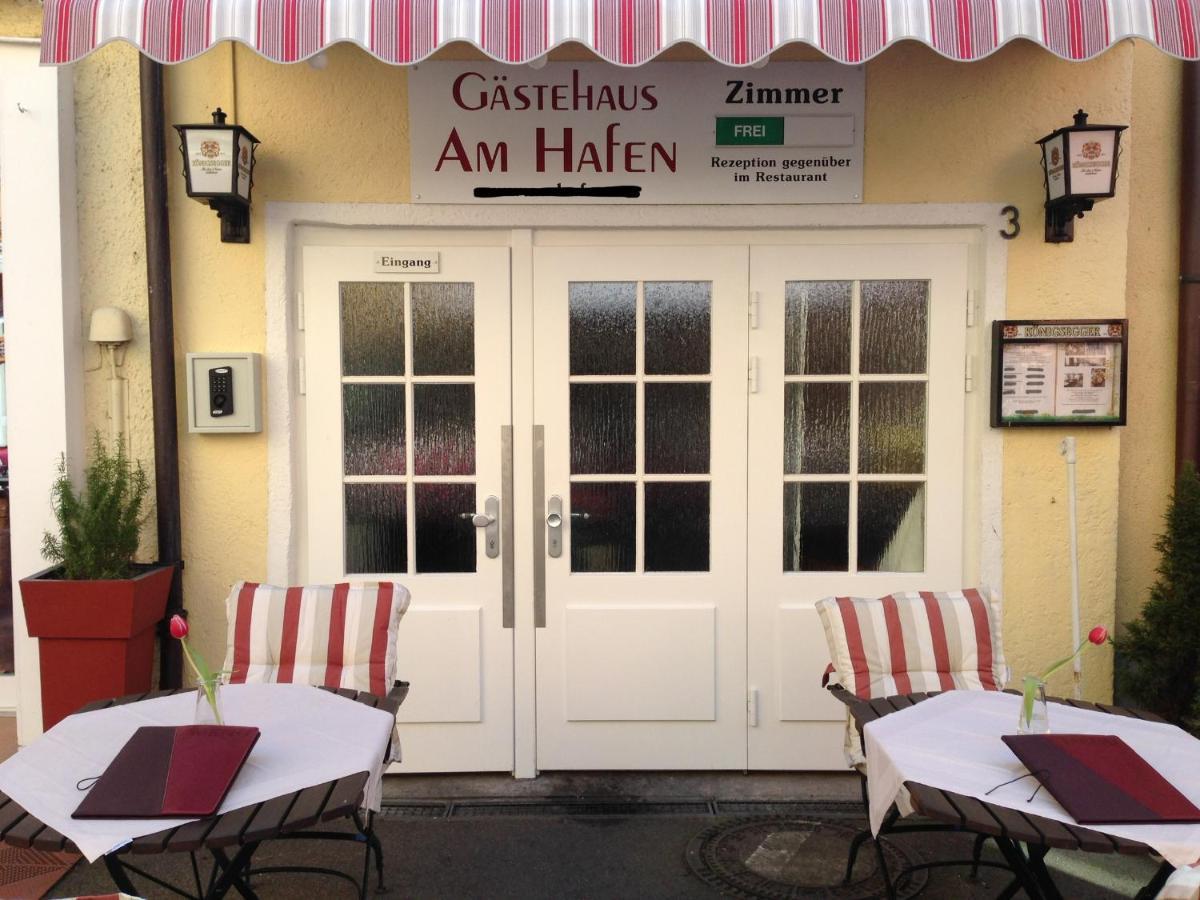 Gaestehaus Am Hafen Meersburg Eksteriør billede