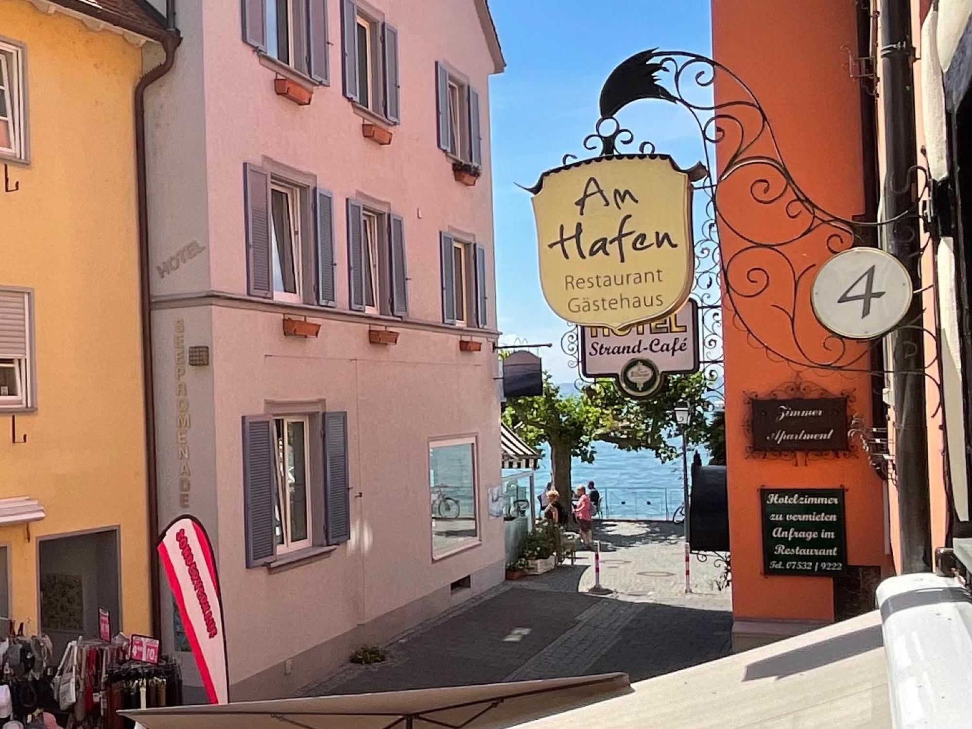 Gaestehaus Am Hafen Meersburg Eksteriør billede