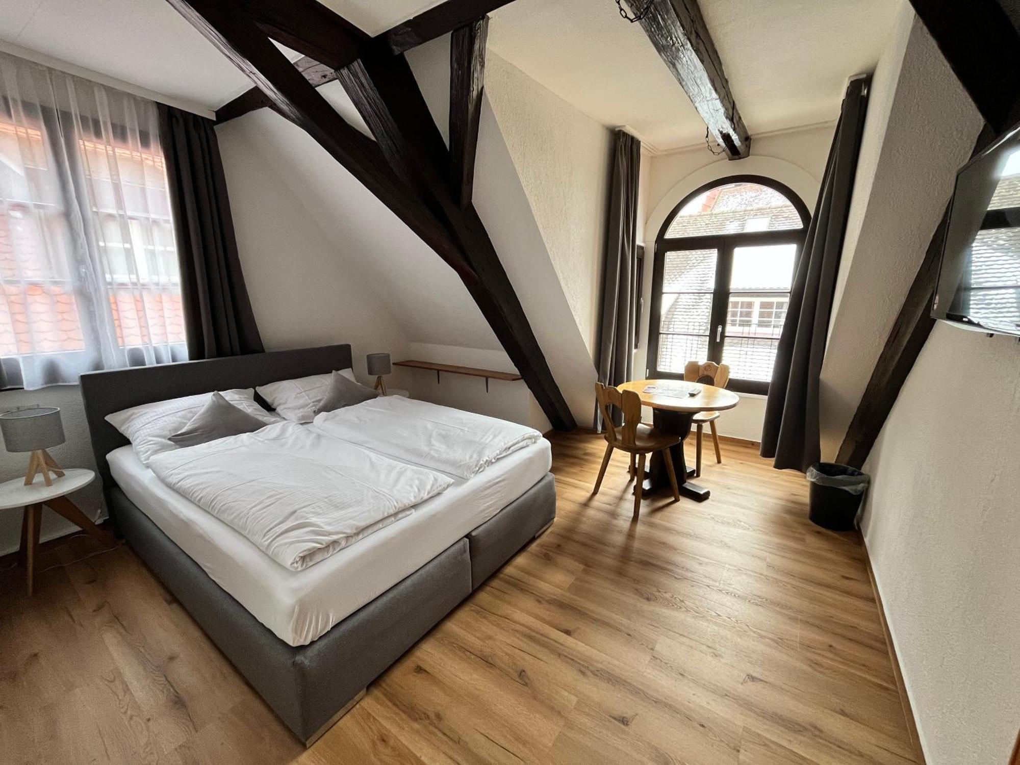 Gaestehaus Am Hafen Meersburg Eksteriør billede