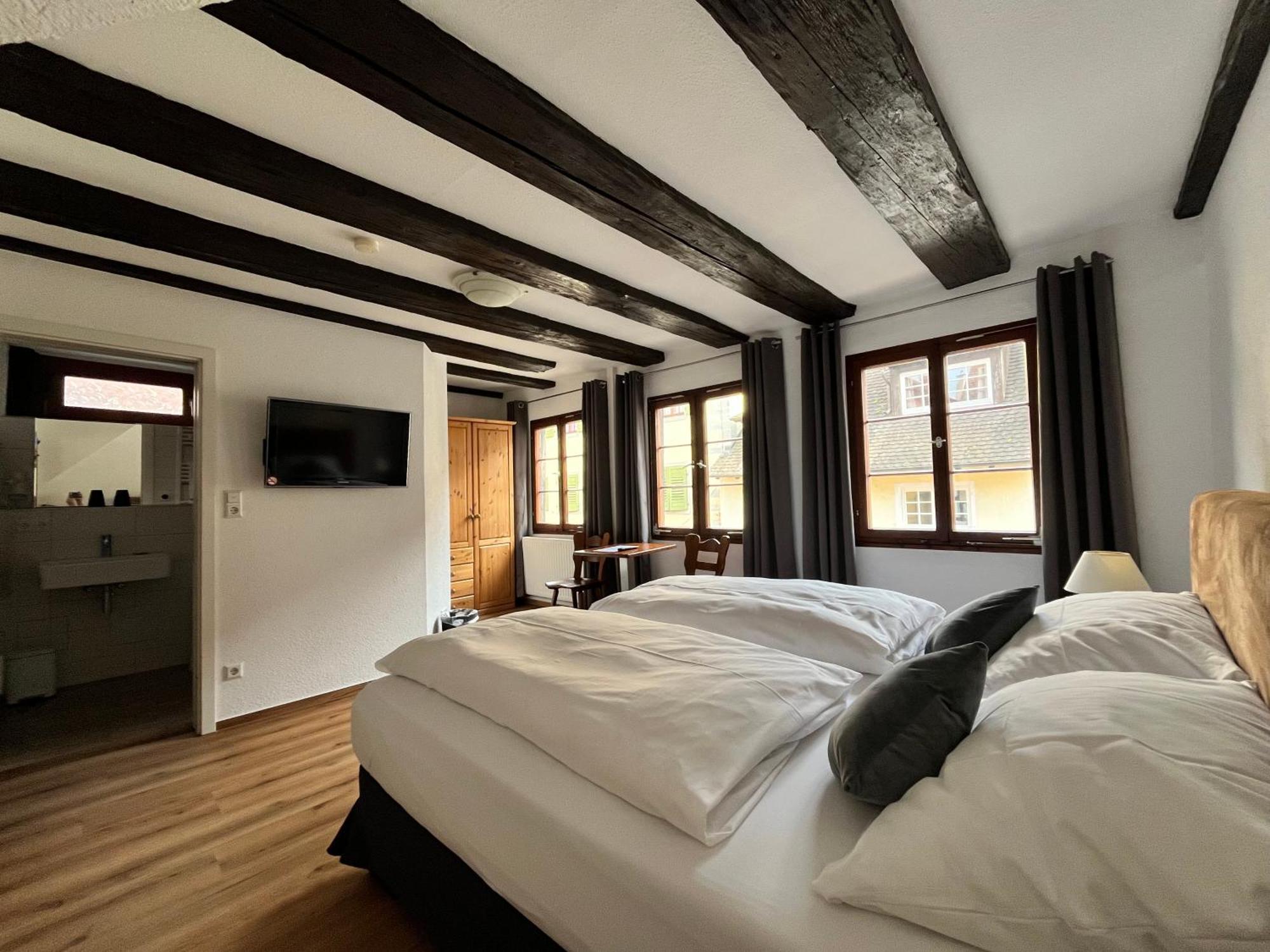 Gaestehaus Am Hafen Meersburg Eksteriør billede
